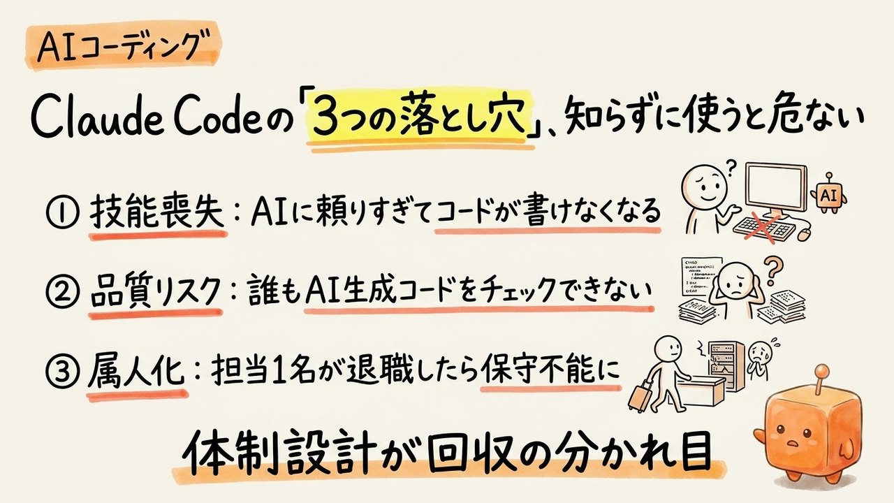 Claude Codeユーザーの本音、生産性向上と技能喪失のジレンマ